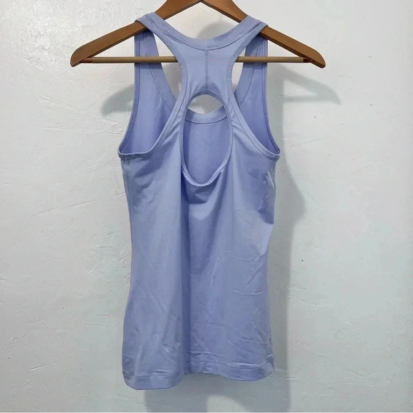 Athleta Nitro Tank Top XS Purple Lilac Racerback Cutout Back Soft - Picture 5 of 8
